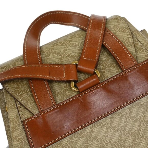 Celine Beige Macadam Backpack DM95* 155380 main image 4